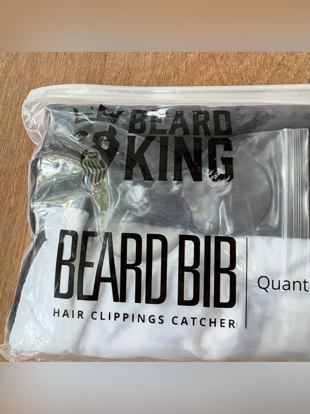 Beard Bib -Hair Clippings Catcher From SHARK TANK Sealed! NWT